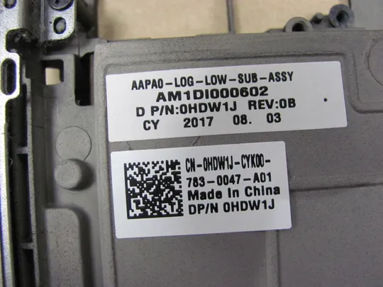 807-1 Кришка дно піддон корпуса 0HDW1J AM1DI000602 для Dell Precision 7510 7520 P53F  оригінал Недорого