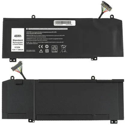 фото, Батарея для ноутбука DELL 1F22N (Alienware M17 series) 15.2V 3000mAh 46Wh Black