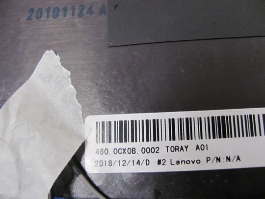 665-12 кришка матриці 460.0CX0B.0002 з WEB камерою  для Lenovo ThinkPad X1 Yoga Gen 3 оригінал Торговий майданчик