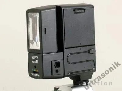 Фотовспышка Sunpack 411 Auto Turistor Japan ведущее 45ед. Вживане Продаж