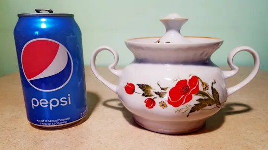 Цукорниця Маки стара радянська порцеляна Суми Вживане З аукціону