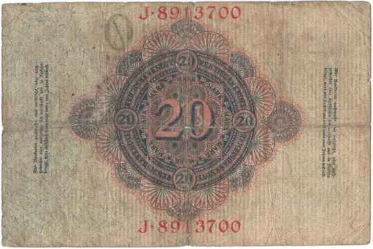 Купити 20 марок 1914 року Німеччина [М]