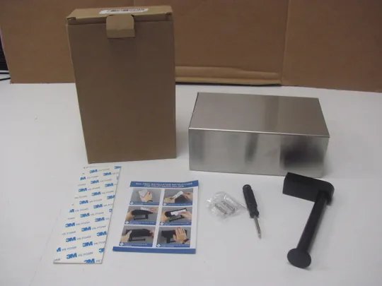 Полиця-ящик металева з кріпленням для ванної кімнати (19) Ціна