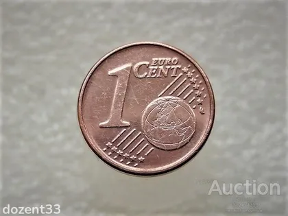 фото, 1 цент 2008 рік Іспанія (858)