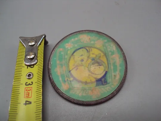 Знак детский сказка Колобок дед и баба у окна переливающийся переливашка №17028 Ціна