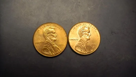 1 цент 2006 США (два різновиди) Ціна