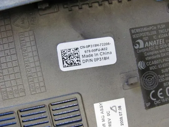 Купити 51-1 Сервісна кришка 0P318H  для ноутбука Dell Latitude E6400 оригінал
