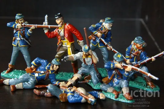 пехотинцы США Classic Toy Soldiers 54-60мм цветные Ціна