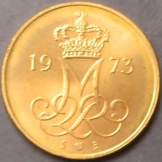 5 оре 1973 Данія UNC Ціна