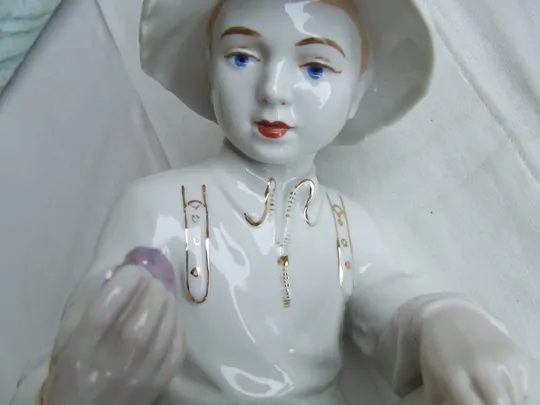 Фарфор Юный геолог раз. 31 х 18 см. 1960 гг. ЗХК ссср Характеристики