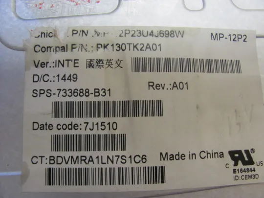 номер0985-13  клавіатура ДОНОР PK130TK2A01 733688-B31 для HP ZBOOK 15 G2 15 G1, 15 G2, 17 G1, 17 G2 оригінал Де купити