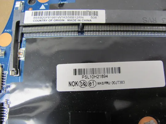 758-8 материнська плата 48.4AO12.011 00JT383 SR23X i5-5300U для LENOVO ThinkPad T550 оригінал Де купити