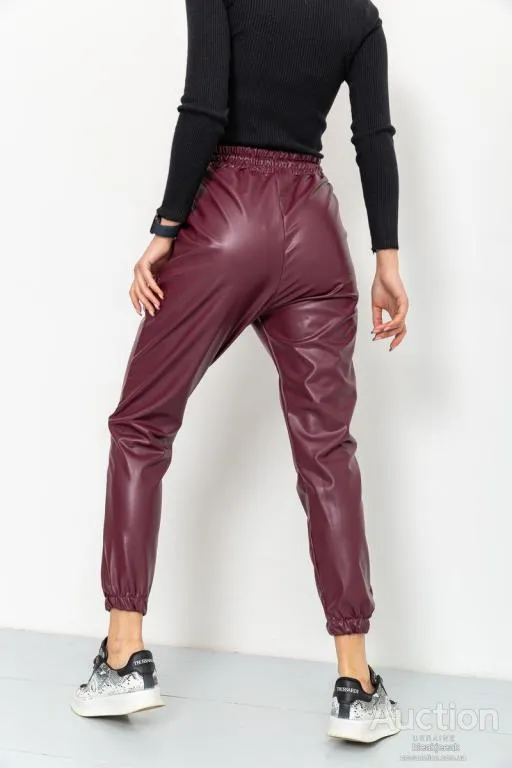 Лосины женские на флисе, цвет бордовый, 164R150 Продаж