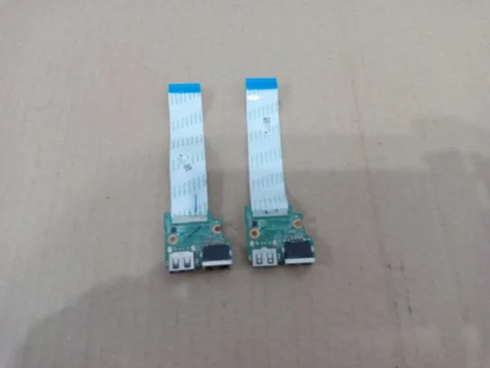 номер0337-14 плата USB LAN DA0R65TB6D0 для HP Pavilion 17 17-E 15-E мережевий роз'єм Enternet Socket Port Роз'єм Ethernet RJ45 connector Ethernet Jack Port With Cable LAN Ethernet Port usb board оригінал Ціна