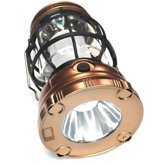 Купити Фонарь кемпинговый аккумуляторный G88 Переносная лампа фонарик с солнечной панелью