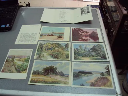 открытка набор жмуйдзинавичюс антанас 1969 7 шт №10569 Де купити