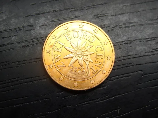 2 євроцента 2022 Австрія Ціна