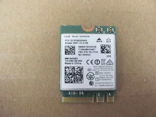 759-16 WI-FI модуль 00JT532 8260NGW  для LENOVO ThinkPad Yoga 460 P40 L560 L570 оригінал Ціна