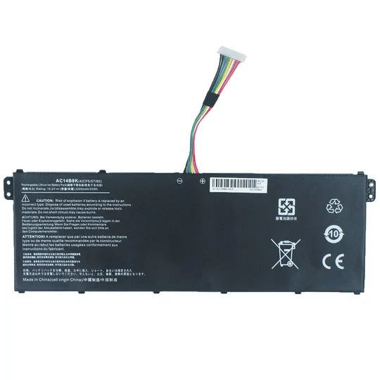 Батарея для ноутбука ACER AC14B8K (Aspire: E5-771, ES1-511, V3-371 series) 15.2V 2200mAh, Black Ціна