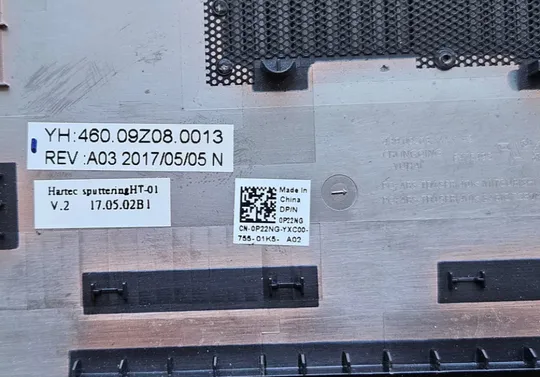 Сервісна нижня кришка Dell Latitude 3480 0P22NG Оригінал З аукціону