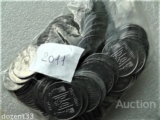 Купити 5 копійок 2011 рік Україна &quot; 100 штук одним лотом &quot;
