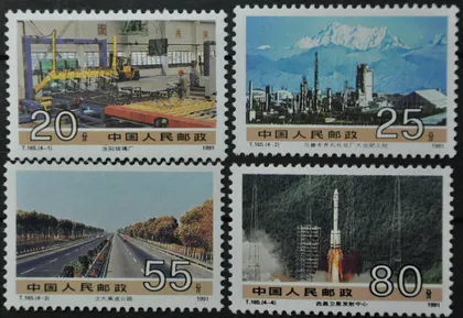 фото, Китай Космос Промышленность Дороги 1991
