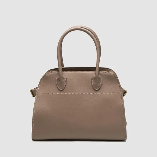 Сумка The Row Soft Margaux 26 Bag in Leather Brown Capucines  99721 Ціна