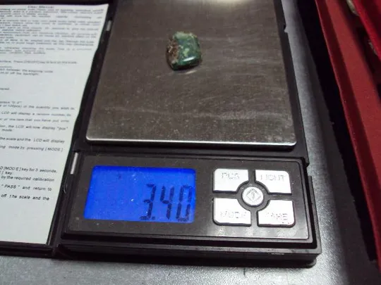 Камень хризоколл зелено-коричнвый на подложке для ювелирных изделий вес 3,4 г 5х25х17 мм №13264 Інтернет-аукціон