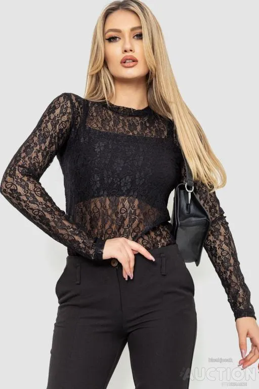 Боди, цвет черный, 115R0561-4 Ціна