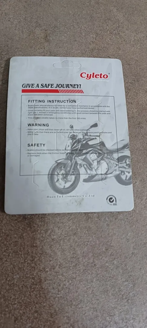 Гальмівні колодки Cyleto передні та задні для XL 883 Sportster,XL 1200C Sportster. Продаж