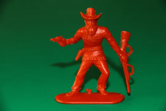 ТРАПЕР З РЕВОЛЬВЕРОМ ТА КАРАБІНОМ траппер JEAN HÖFLER 55-60мм ФРН ФРГ без фарби Ціна