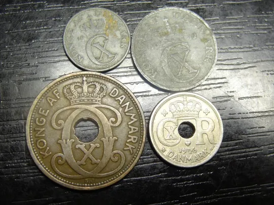 Купити Монети Данії (Король Крістіан X)