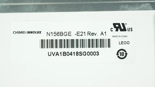 Матриця 15.6 N156BGE-E21 (1366*768, 30pin(eDP) LED, NORMAL, глянцева, роз&#039;єм ліворуч знизу) для ноутбука З аукціону