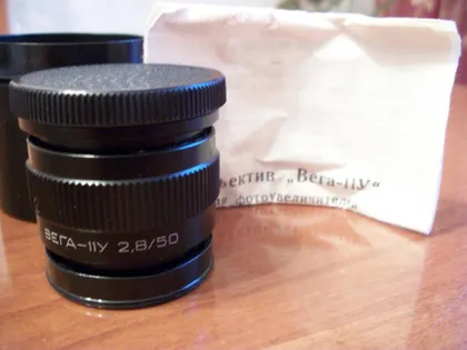 фото, 3Три Объектива для фотоувеличителей Вега-11У, Индустар-90У , 50У [футляр только на вега-11у]