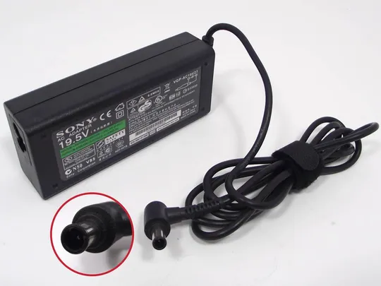Блок питания для Sony VGN-FJ, VGN-FE, VGN-E, VGN-CR, VGN-C Series (19.5V 3.9A 76W (6.5*4.4+Pin)) Ціна
