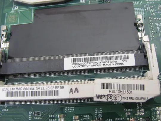 428-8 материнська плата 48.4L016.021  для Lenovo ThinkPad T540P  оригінал Інтернет-аукціон