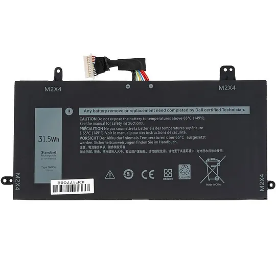 Батарея для ноутбука DELL 1WND8 (Latitude 5285) 11.4V, 2760mAh, Black З аукціону