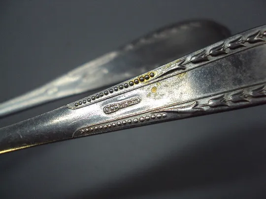 Столовые приборы ложка и вилки столовая и десертная ДСС нерж цветы колокольчики нержавейка №18620в Інструкція