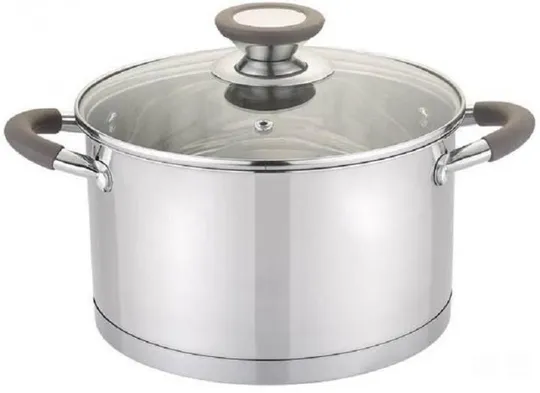 Кастрюля со стеклянной крышкой Gusto Level GT-1103-22 22 см 4.7 л Ціна