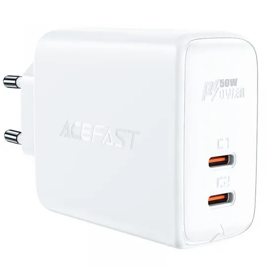 Купити СЗУ Acefast A29 PD50W GaN (USB-C+USB-C) dual port