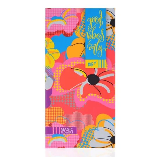 Блокнот YES Floral Vibes 151368 64 листа Ціна