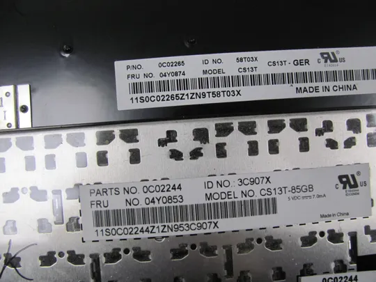 номер0040-5 клавіатура робоча 0C02244 04Y0874 04Y083401EN480 04Y0874  для Lenovo ThinkPad T440 T440S T431S T440P T450 T450S T460 L440 L450 L460 L470  оригінал Де купити