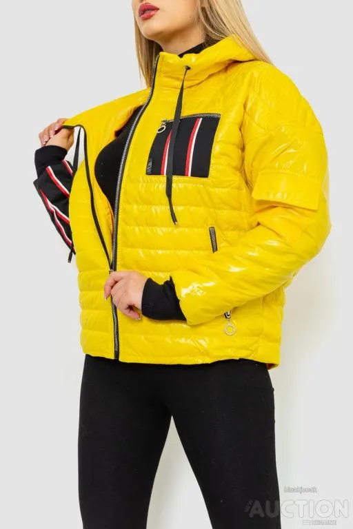 Куртка женская демисезонная, цвет желтый, 102R5222 З аукціону