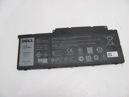 3913 акумулятор DELL  F7HVR 14.8V 58WH  (Нетестовані! Розпродаж залишків!) НІМЕЧЧИНА Ціна