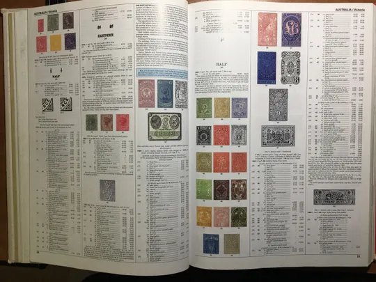 Каталог марок Стенлі Гіббонса &quot;Марки Співдружності і Британської імперії 1840-1970&quot;, 2012 рік З аукціону