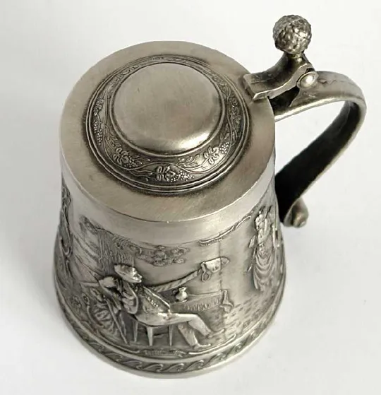 Олов&#039;яний пивний кухоль Lindenwirtin 800 мл ReinZinn Німеччина Інтернет-аукціон