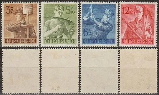 1943 - Рейх - Трудова служба Mi.850-53 * Ціна