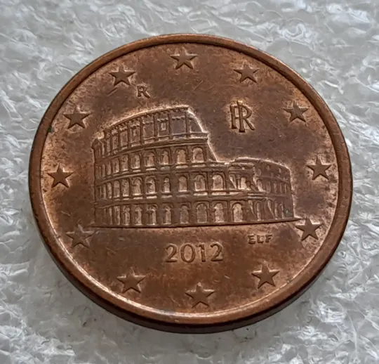 Купити (1667) 5 євроцентів 2012 Італія (5 евроцентов 2012 Италия)
