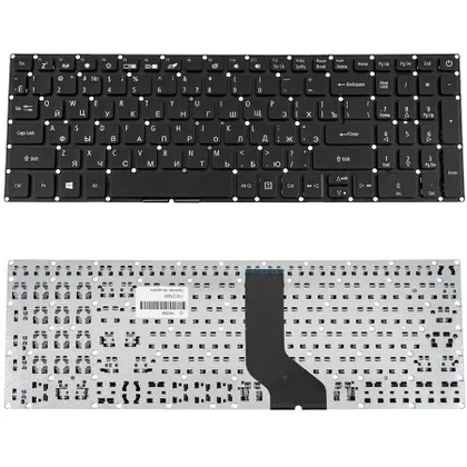 фото, Клавіатура для ноутбука ACER (AS: A315-53) rus, black, без фрейма