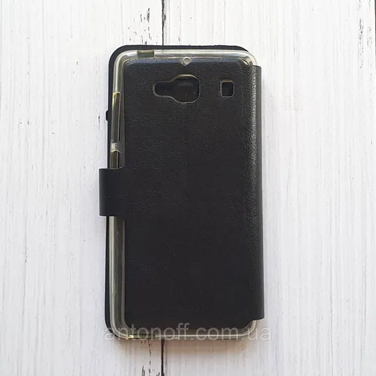 Чохол-книжка Xiaomi Redmi 2 для телефона (з віконцем) Чорний З аукціону